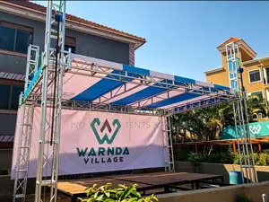 Ground-Support Galvanized Steel Truss Stage Booth