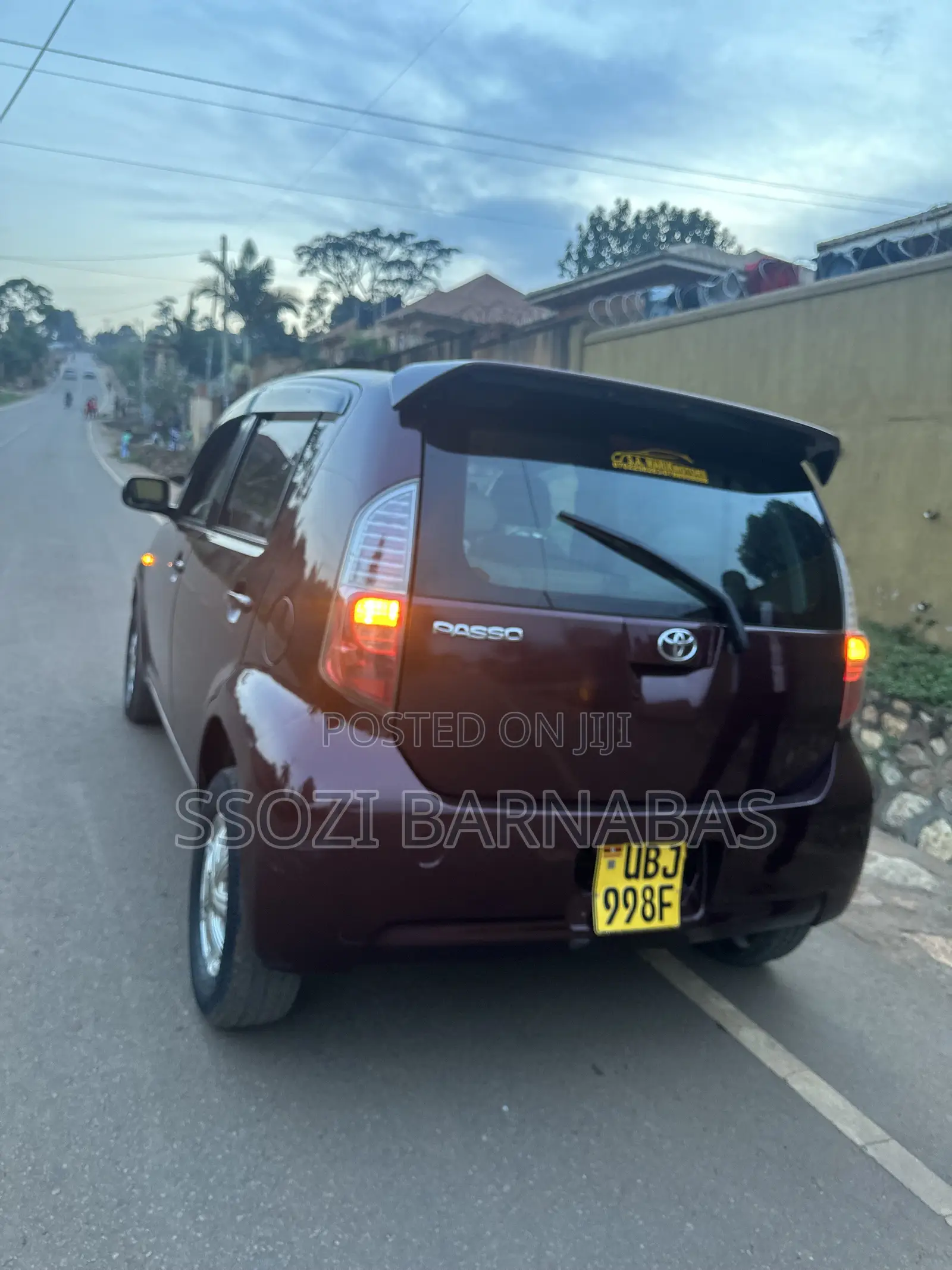 Toyota Passo 2007 Maroon