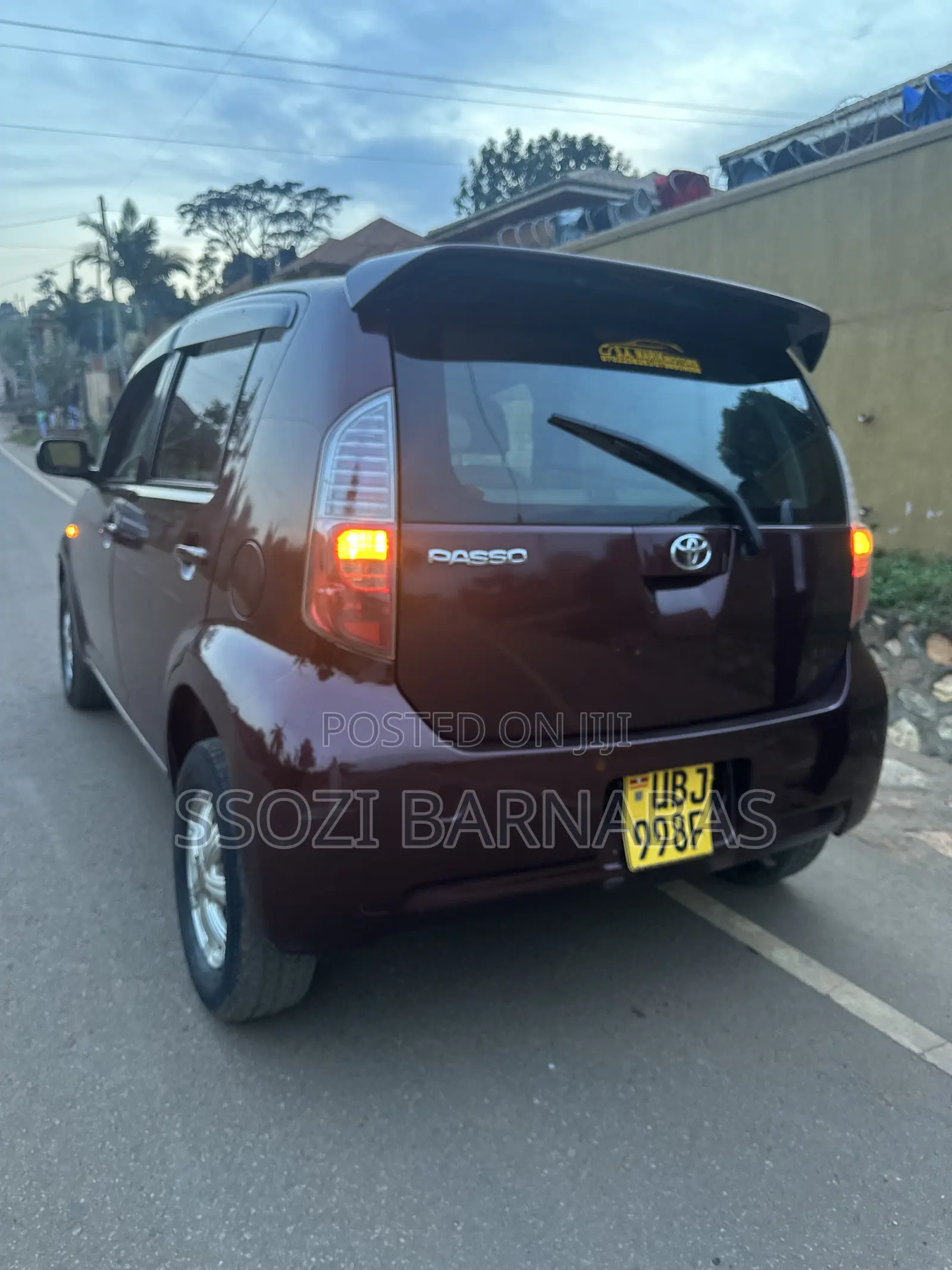 Toyota Passo 2007 Maroon