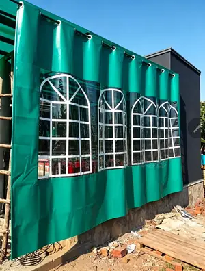 Heavy-Duty Sliding PVC Enclosure Curtain