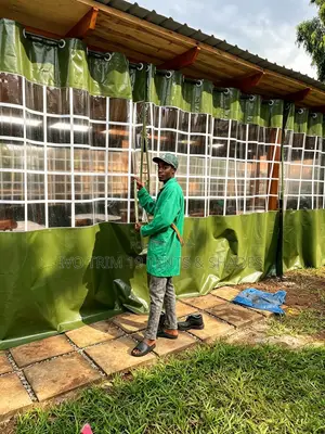 Custom Side-Sliding PVC Weather Curtain
