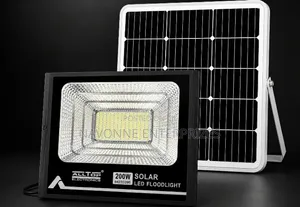 Ultra-Bright 200W Solar Powered Floodlight With Remote