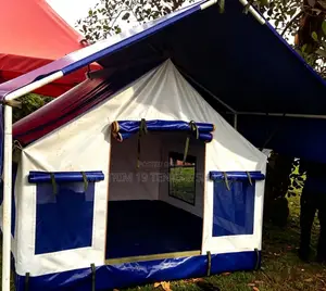 Double-Roof (Flysheet) Cabin Tent With Integrated Mesh Windows