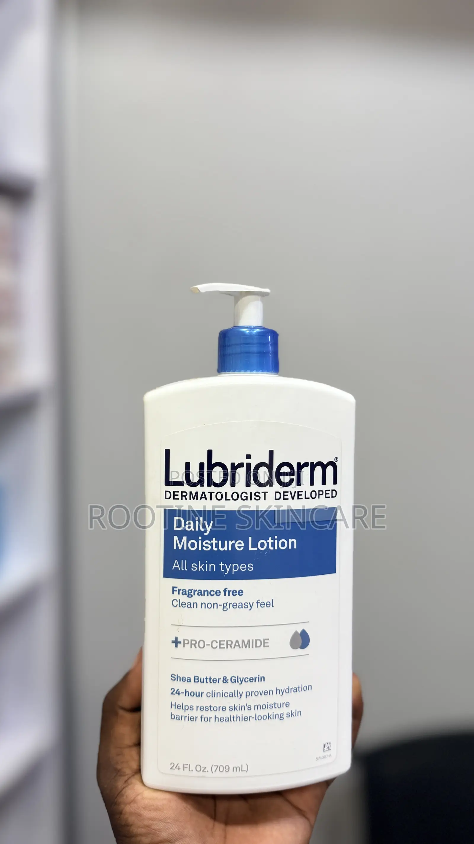 Lubriderm Daily Moisture Shea Butter and Glycerin Lotion for Dry Skin