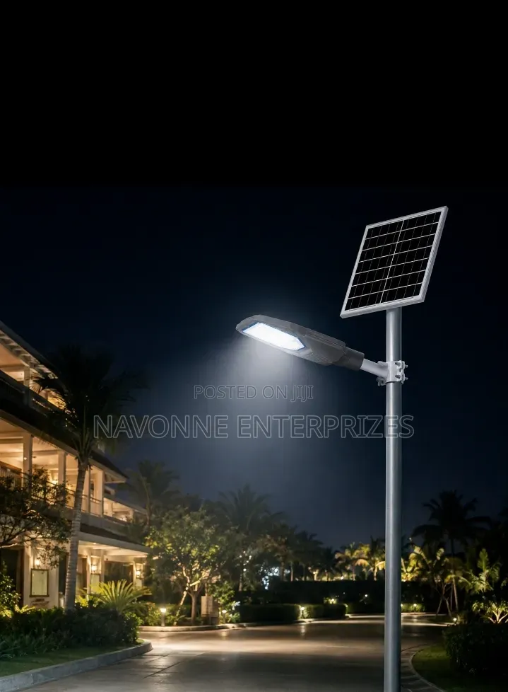 Heavy-Duty 200W Outdoor Solar Street Roadway Security Lamp