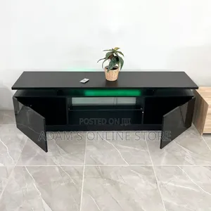 Blavk TV Stand Unit High Gloss TV Stand