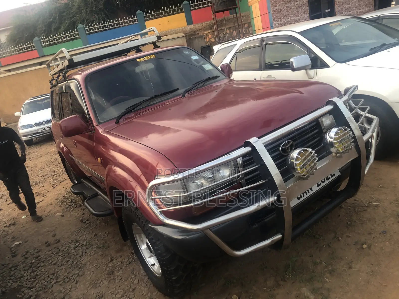 Toyota Land Cruiser 1995 Red