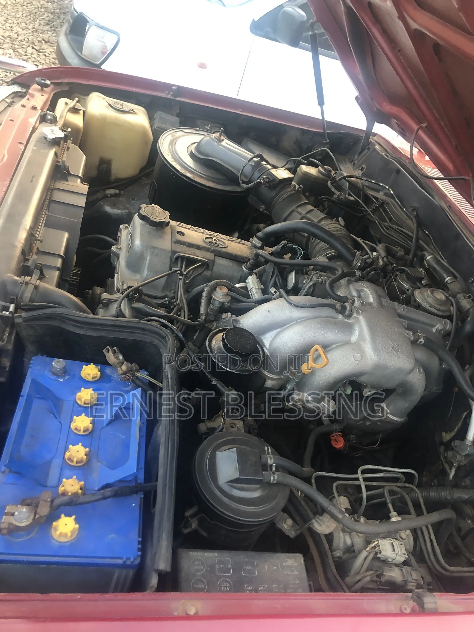 Toyota Land Cruiser 1995 Red