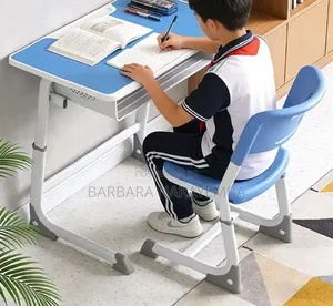 Height Adjustable Desk and Chair