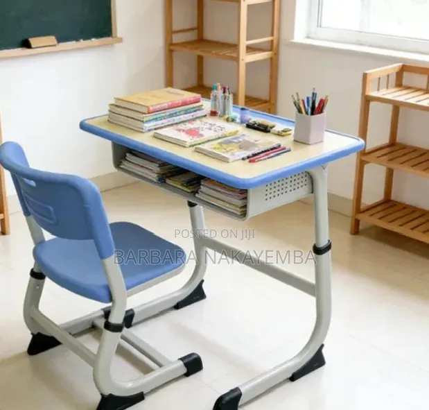 Height Adjustable Desk and Chair