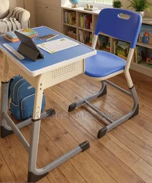 Height Adjustable Desk and Chair