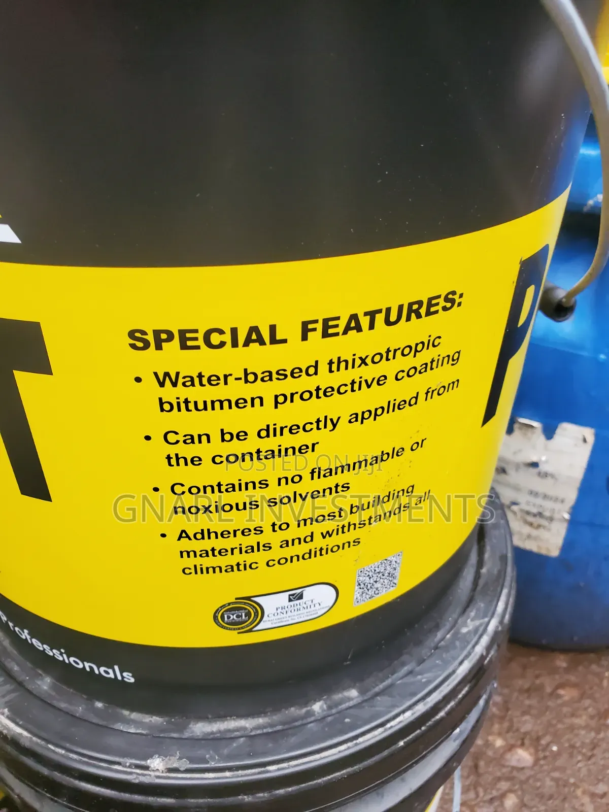 15Ltrs Poly Coat Bitumen / Poly Bit Waterproof