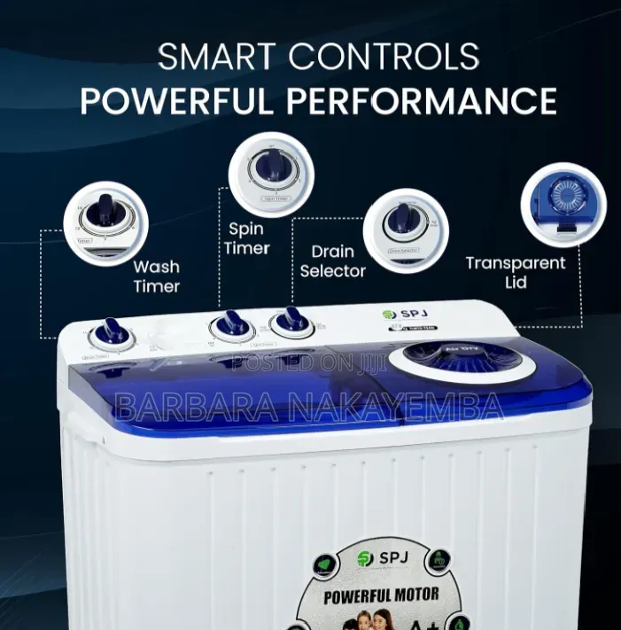 SPJ 7kg Twin Tub Washing Machine