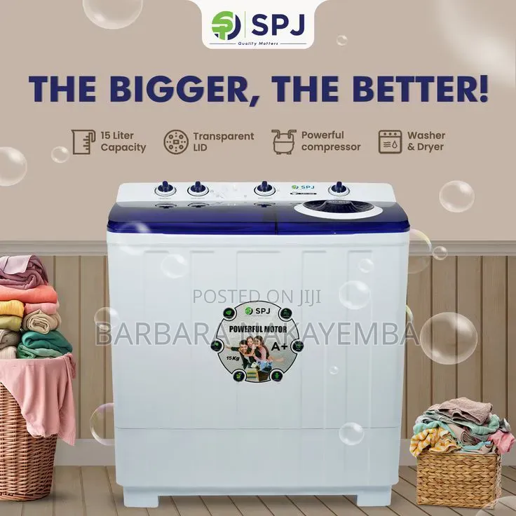 SPJ 7kg Twin Tub Washing Machine