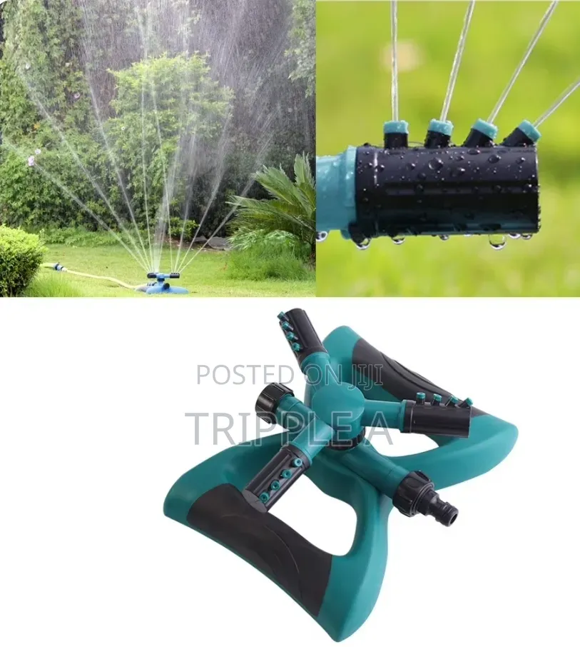 3 Arms Garden Plants Vegetable Watering Sprinkler