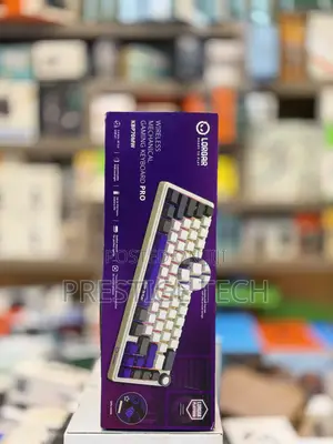 Logar 84 Keys Wireless Mechanical Gaming Keyboard, Purple Switch, RGB