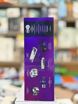 Logar 84 Keys Wireless Mechanical Gaming Keyboard, Purple Switch, RGB