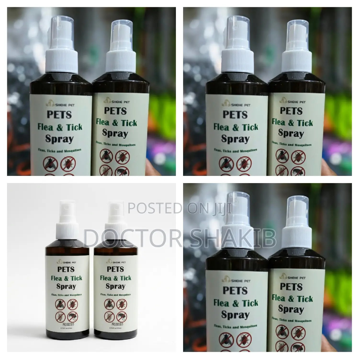 Shehe Pet Flea Tick Spray