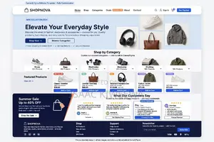 AI Generated Website Design Illustrations