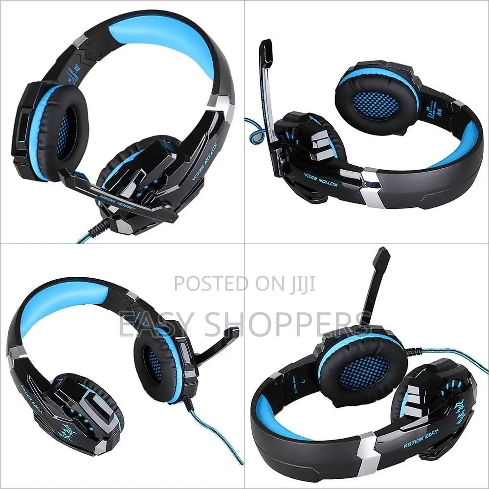 KOTION EACH Gaming Headphone Game Headset Earphone With Mic LED