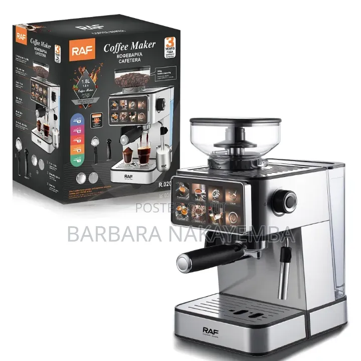 RAF Espresso Machine With Coffee Grinder
