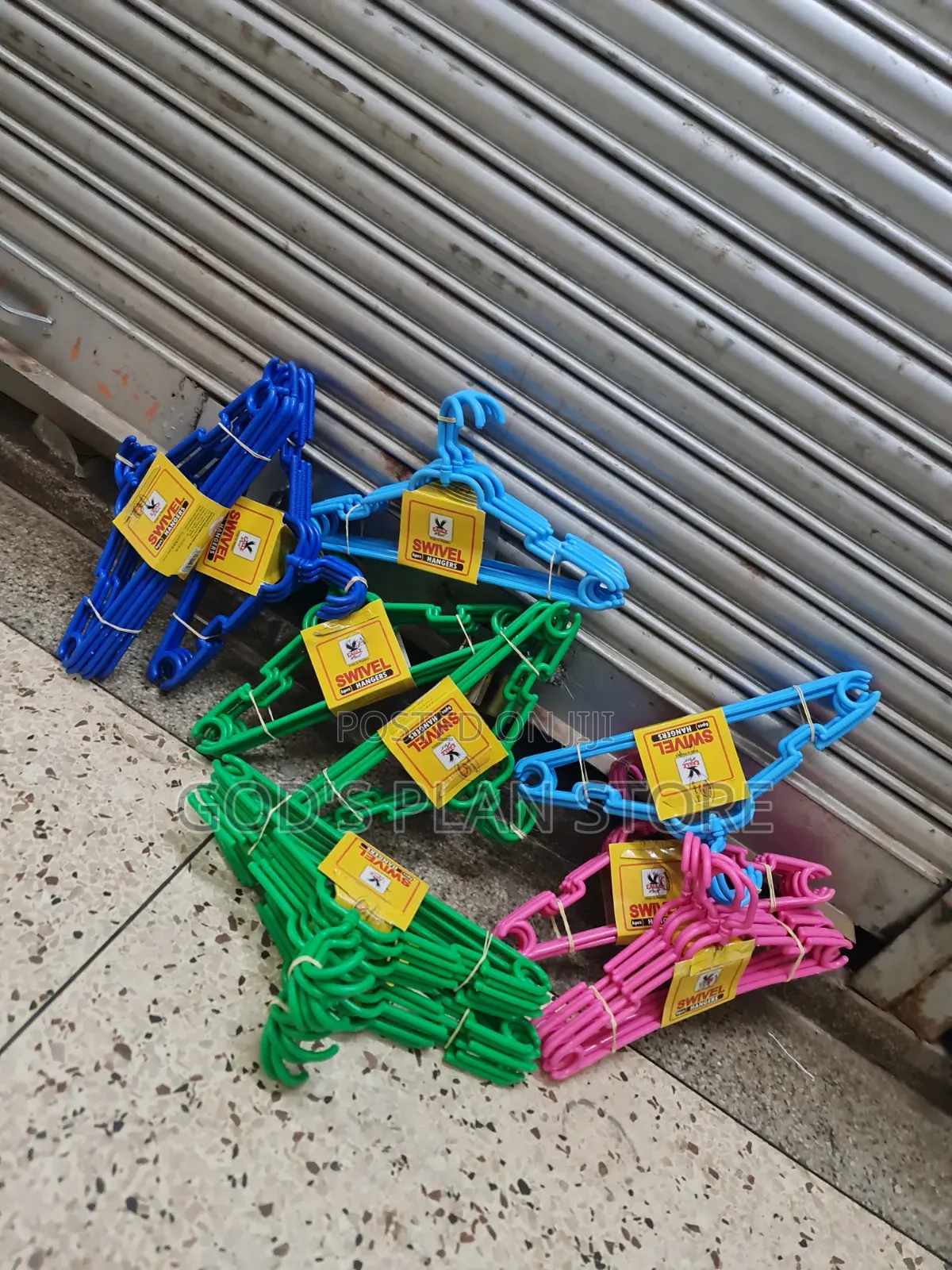 Rotatable Plastic Clothes Hangers Plastic Hangers 12pcs