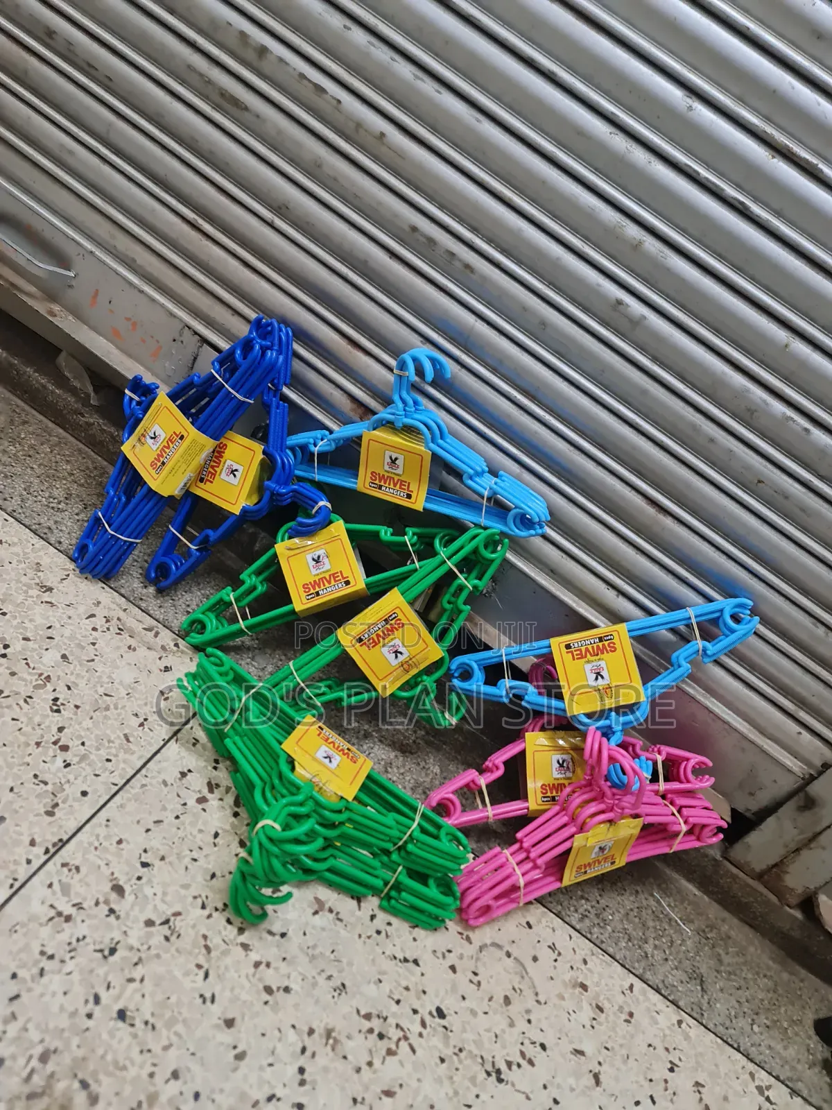 Rotatable Plastic Clothes Hangers Plastic Hangers 12pcs