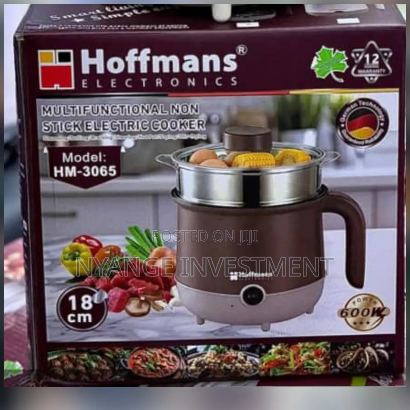 Multifunctional Non-Stick Electric Cooker (Model HM-3065)