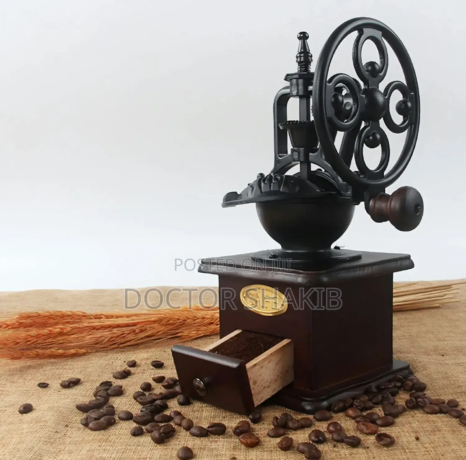 Classic, Manual Wooden Coffee Grinder