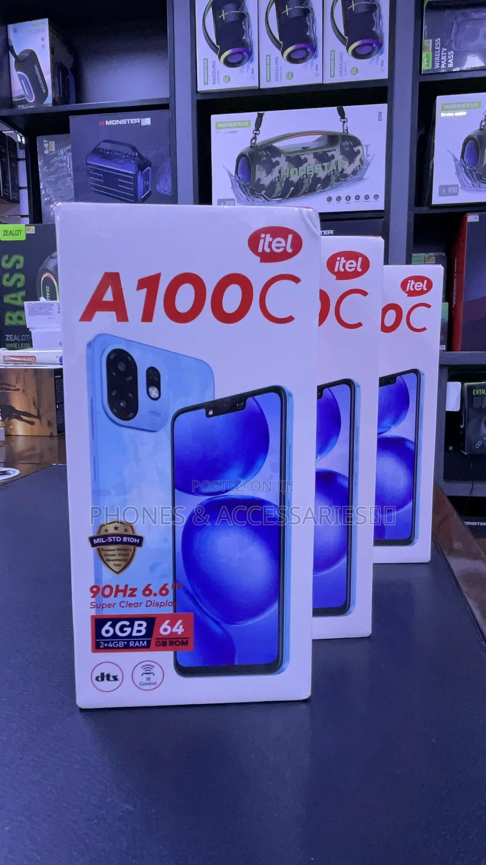 New Itel A100C 64 GB Blue
