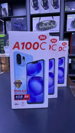 New Itel A100C 64 GB Blue
