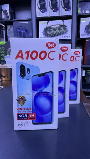 New Itel A100C 64 GB Blue
