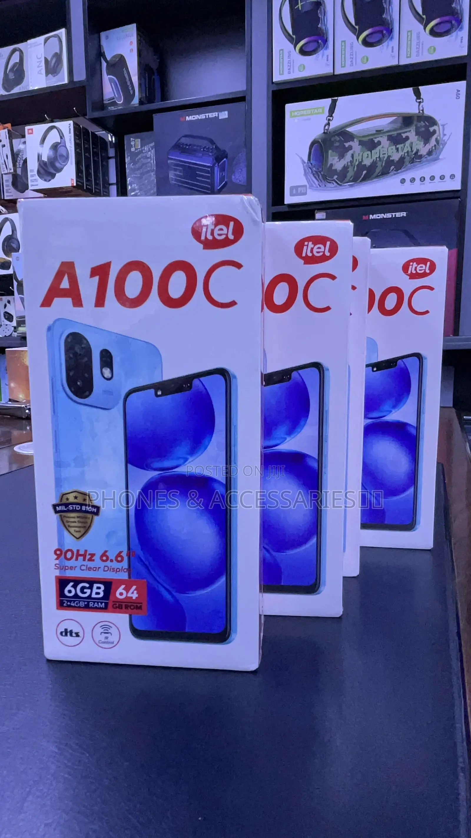 New Itel A100C 64 GB Blue