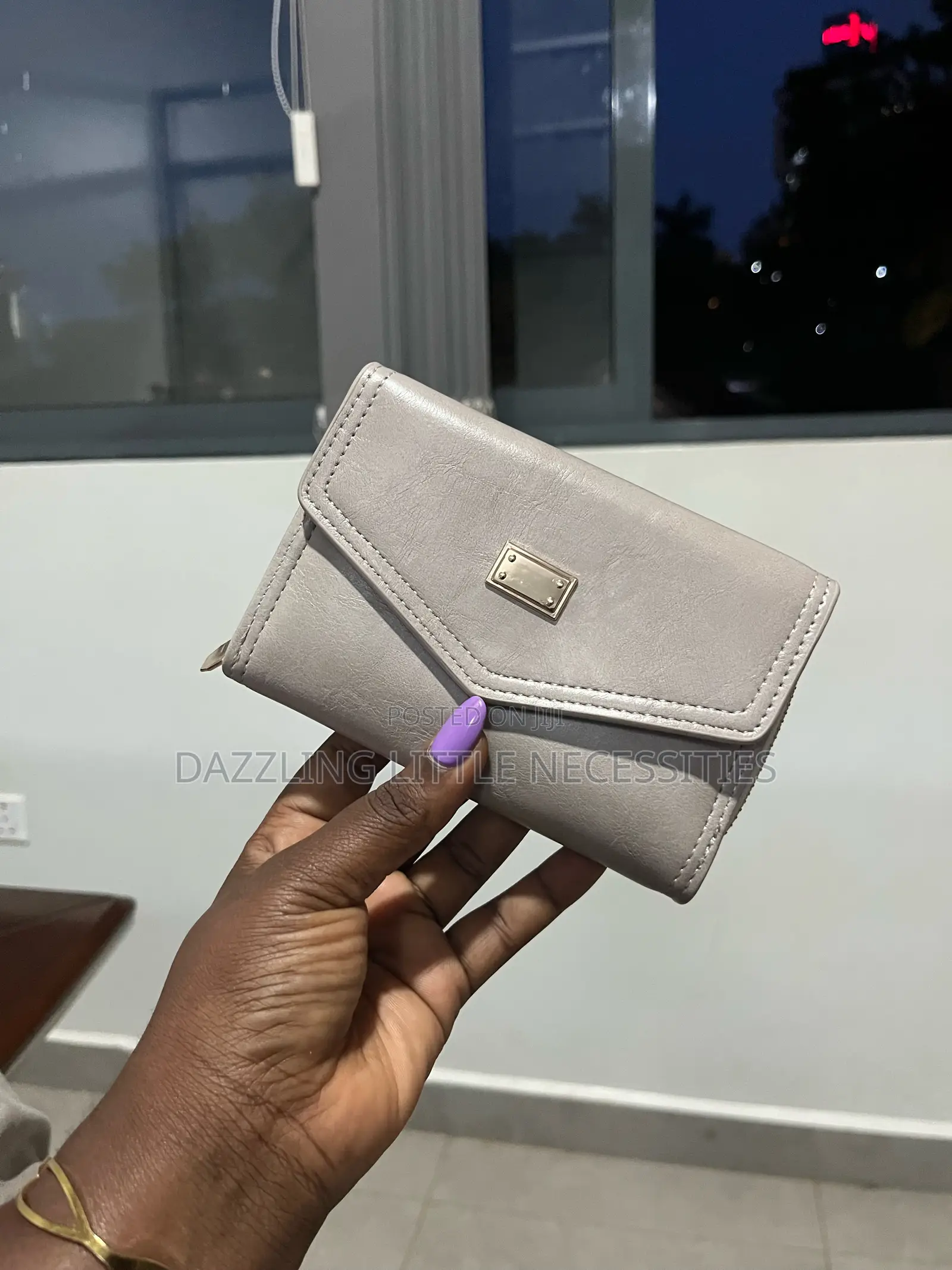 Light Beige Envelope Wallet for Ladies