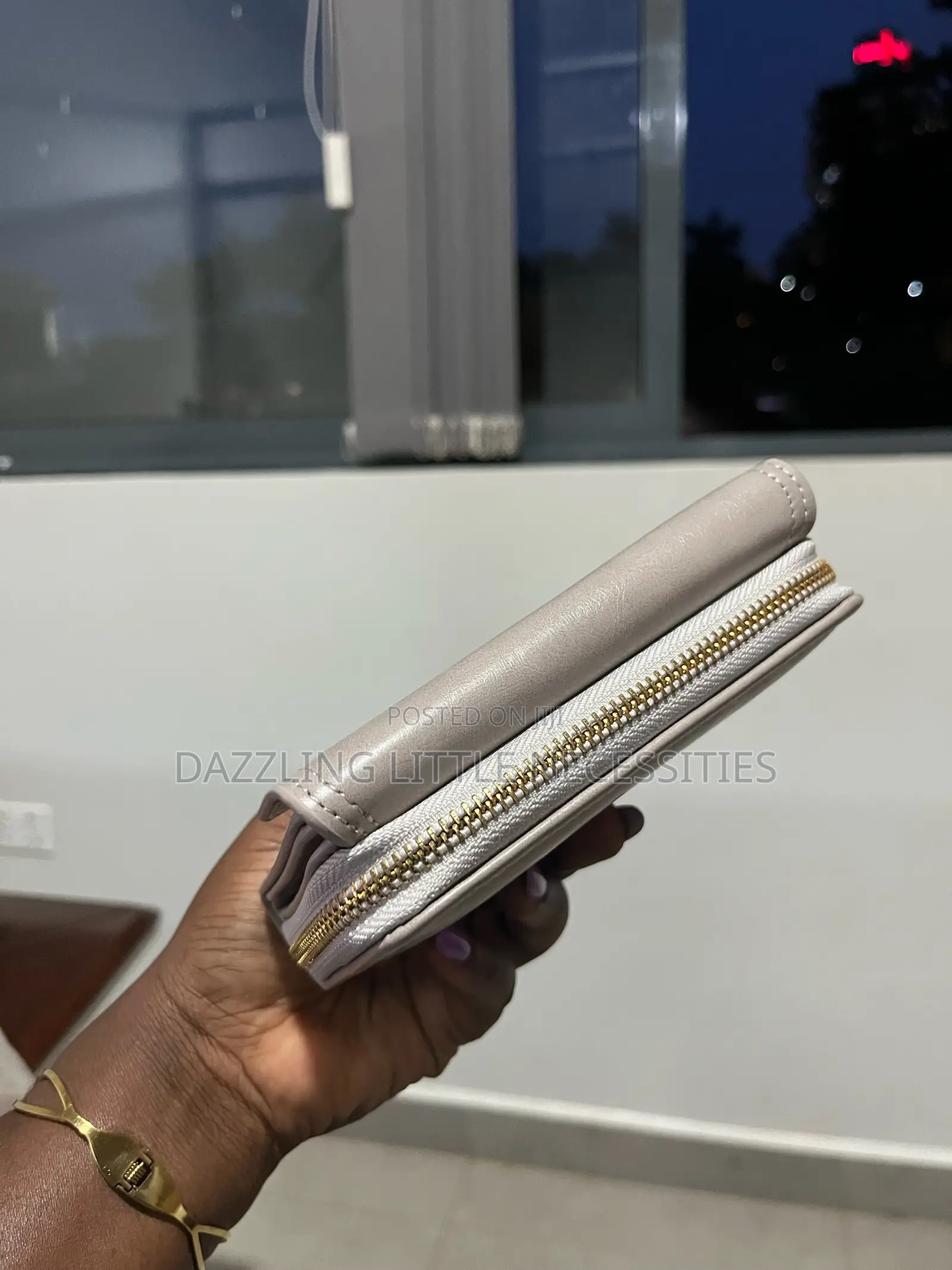 Light Beige Envelope Wallet for Ladies