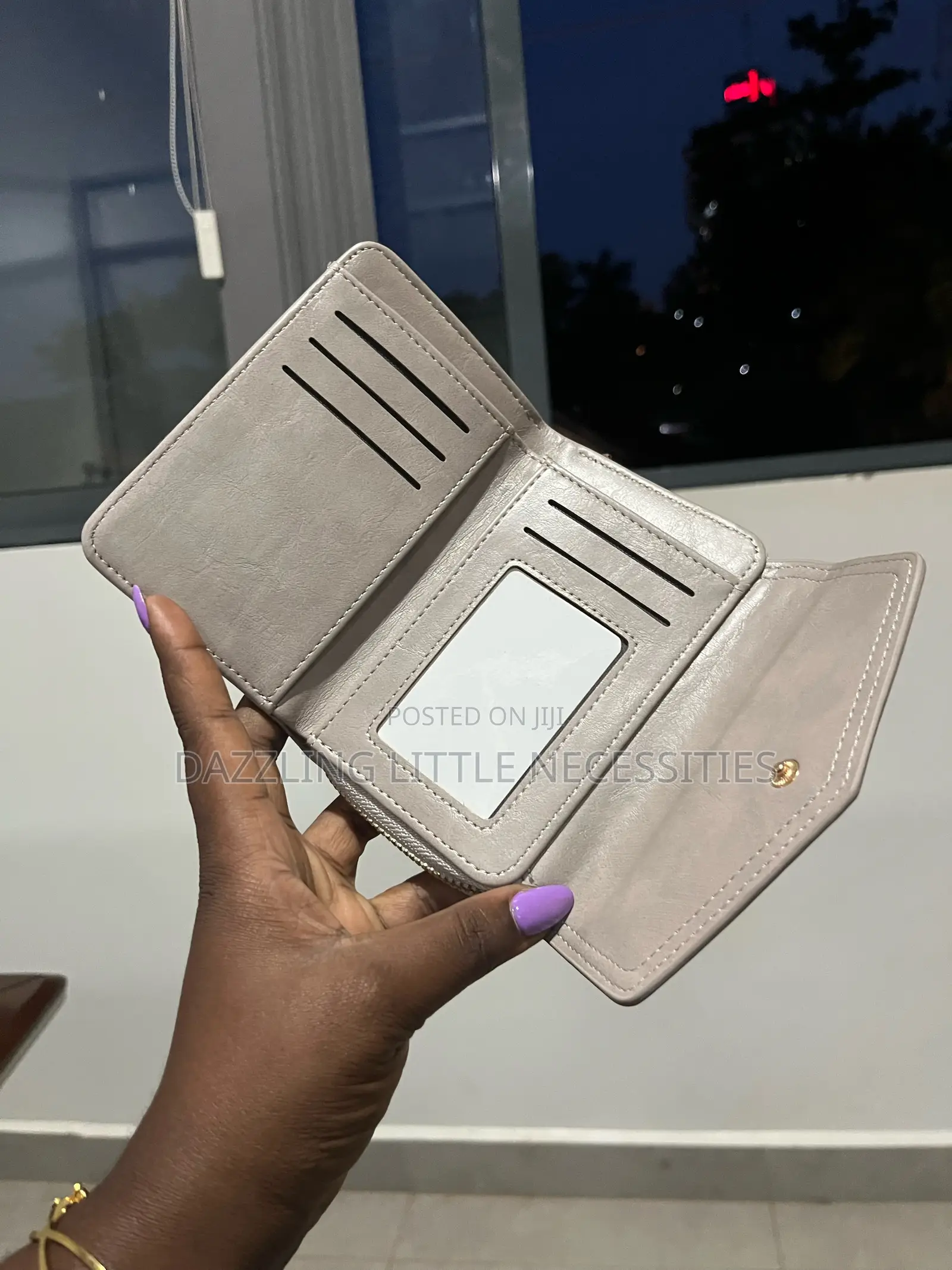 Light Beige Envelope Wallet for Ladies