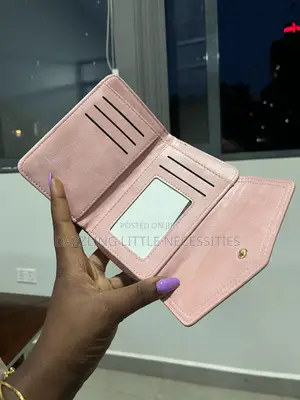 Soft Pink Envelope Wallet for Ladies