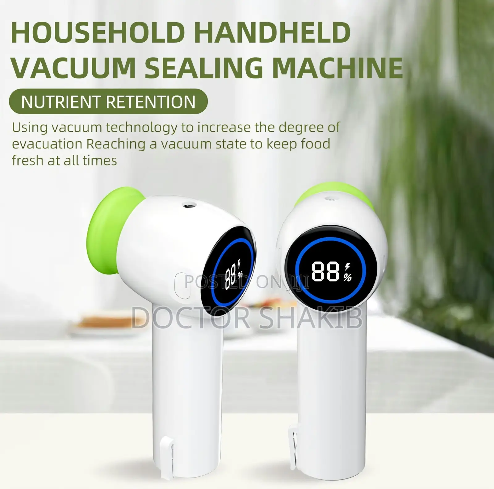 Portable Handheld Multifunctional Electric Vacuum Sealer