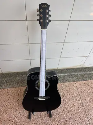 Rock Edges Brandnew Black Acoustic Guitar