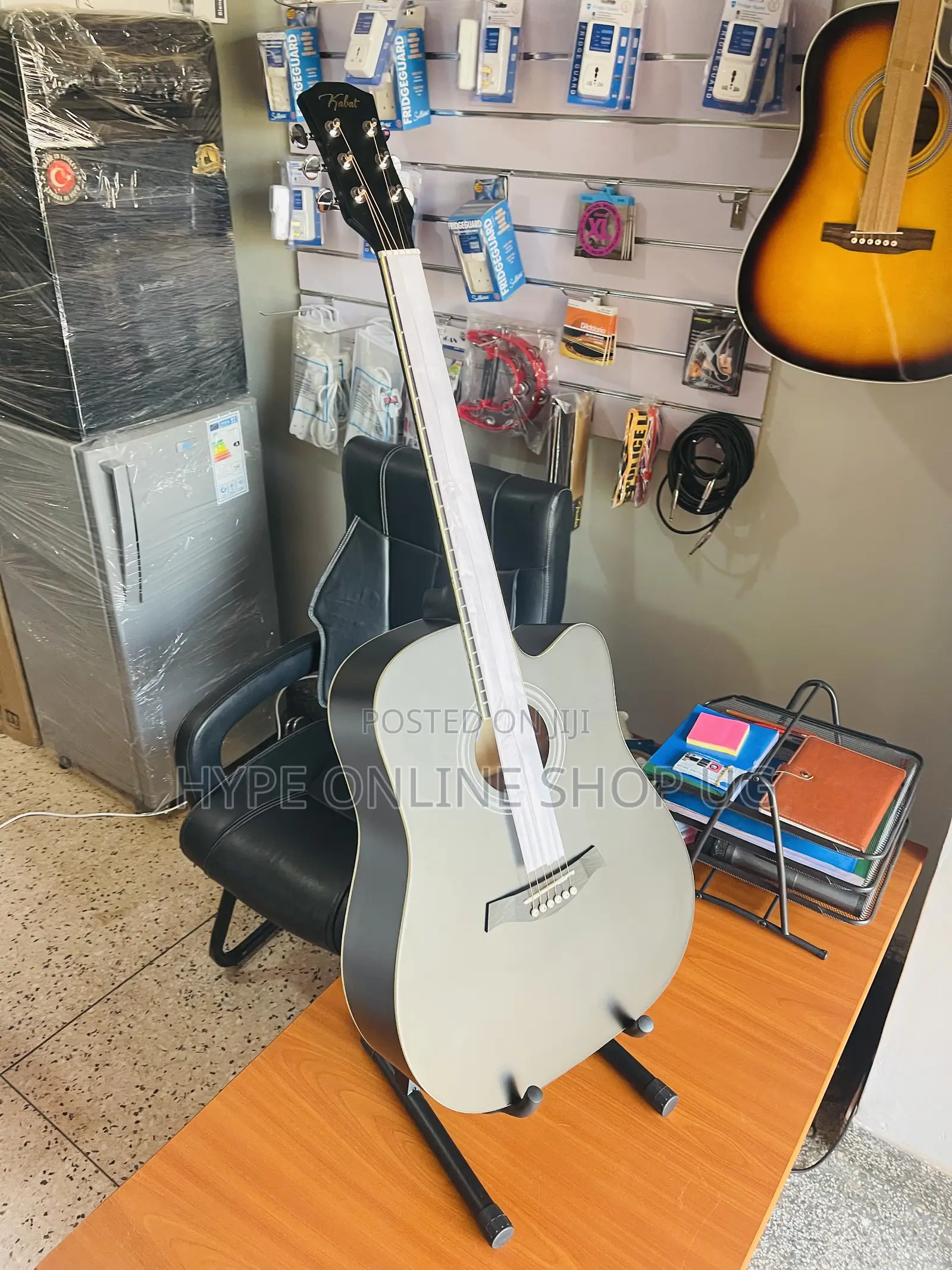 Perfect Rythim Brandnew Black Color Acoustic Guitar