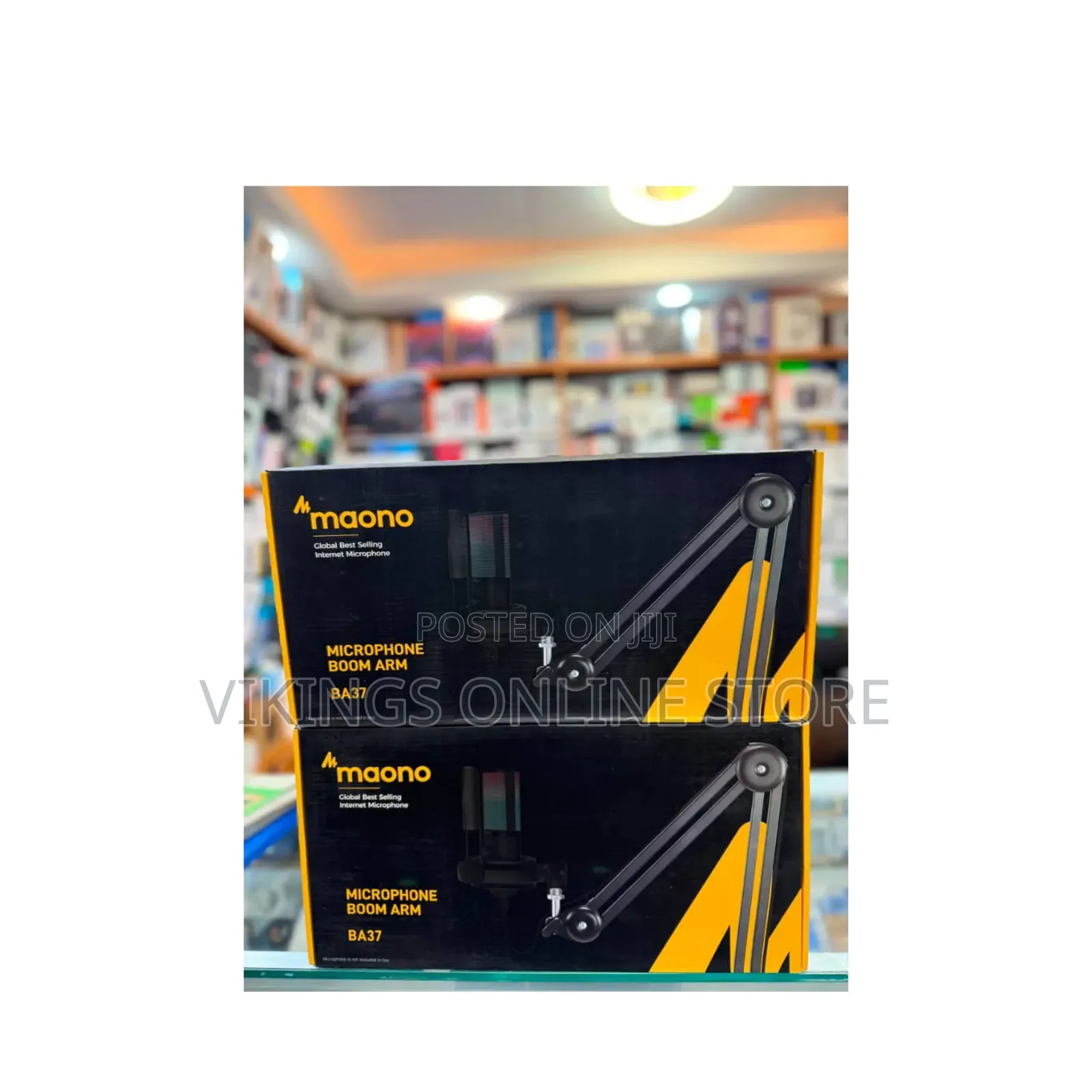 MAONO Microphone Boom Arm: Heavy Duty Adjustable Metal Suspension Mic