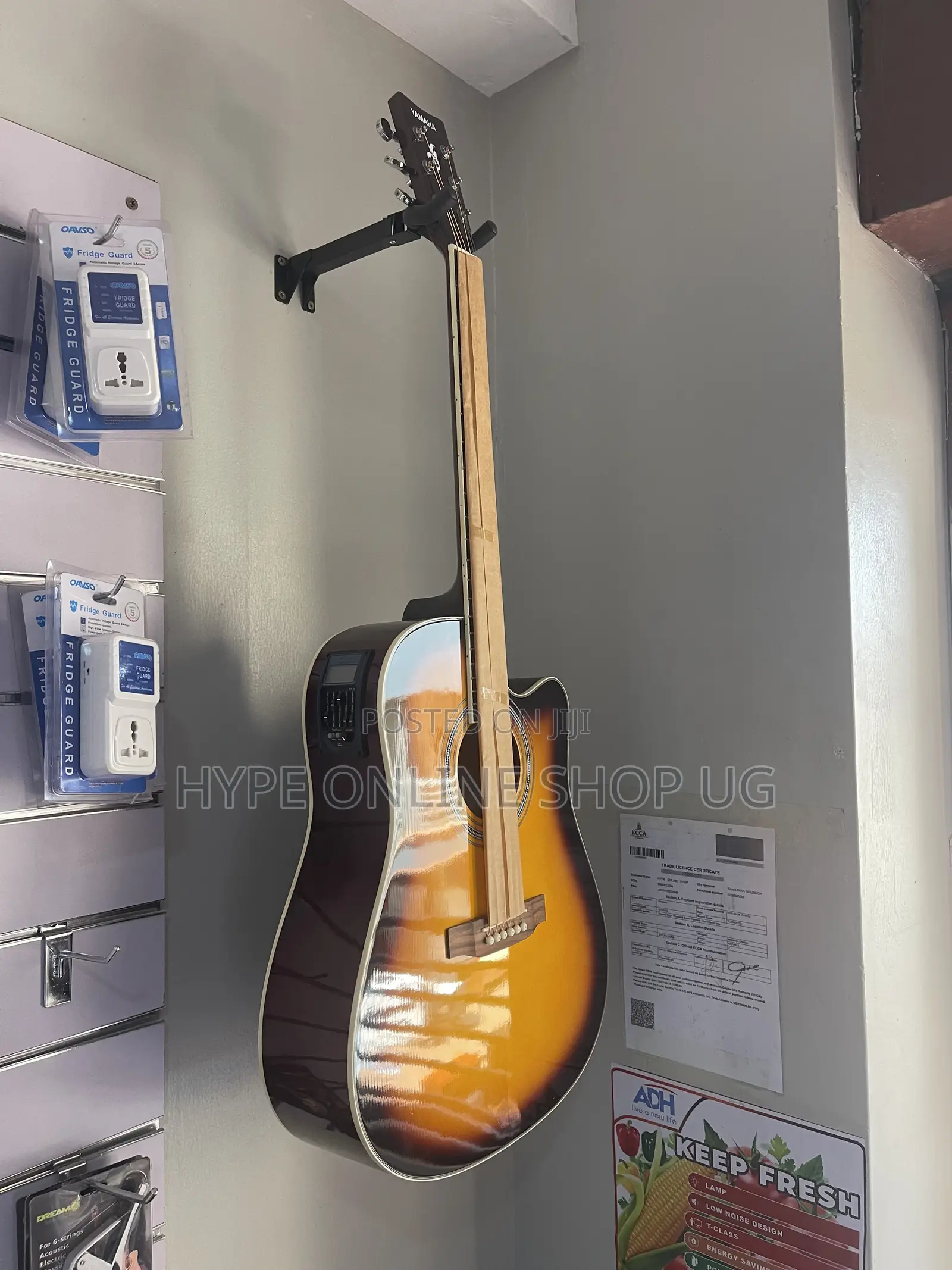 Brandnew Mahogany Shape Powered Acoustic Guitar