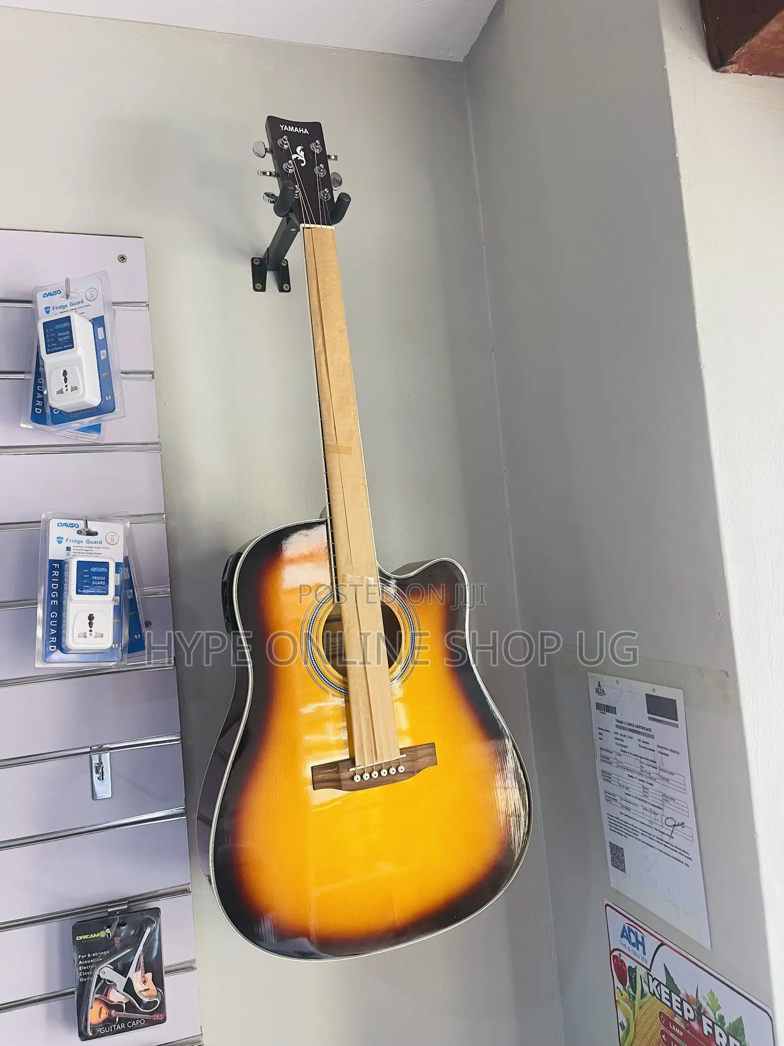 Brandnew Mahogany Shape Powered Acoustic Guitar