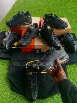 Original Nike Air Max 95 SP X Corteiz Black” – Black/Yellow Sneakers