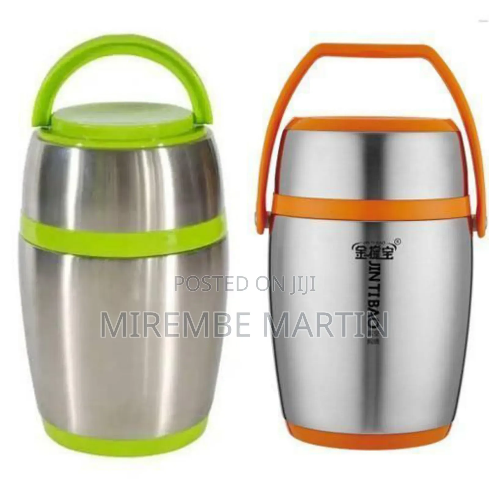 Premium Insulated Stainle Steel Food Jar With Integrated Carry Handle