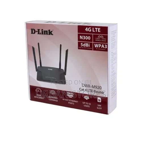 D-Link Wireless LTE 4G N300 Router - DWR-M920