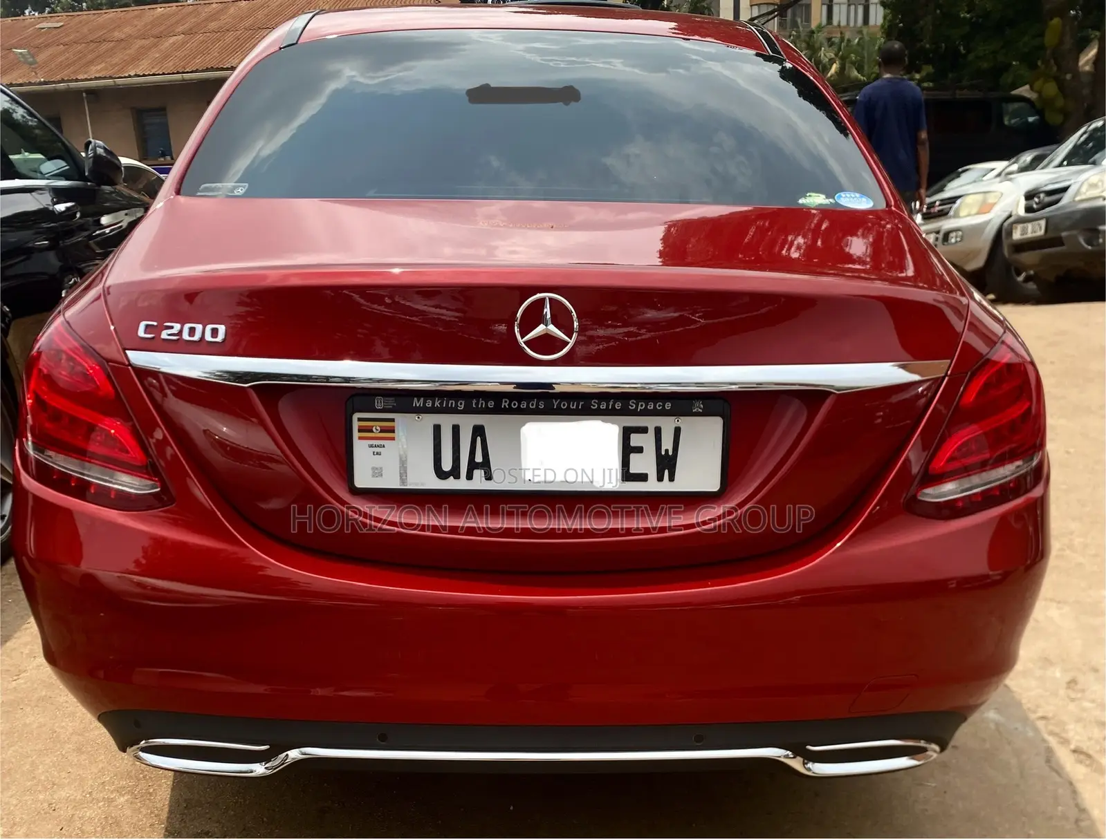 Mercedes-Benz C200 2017 Red