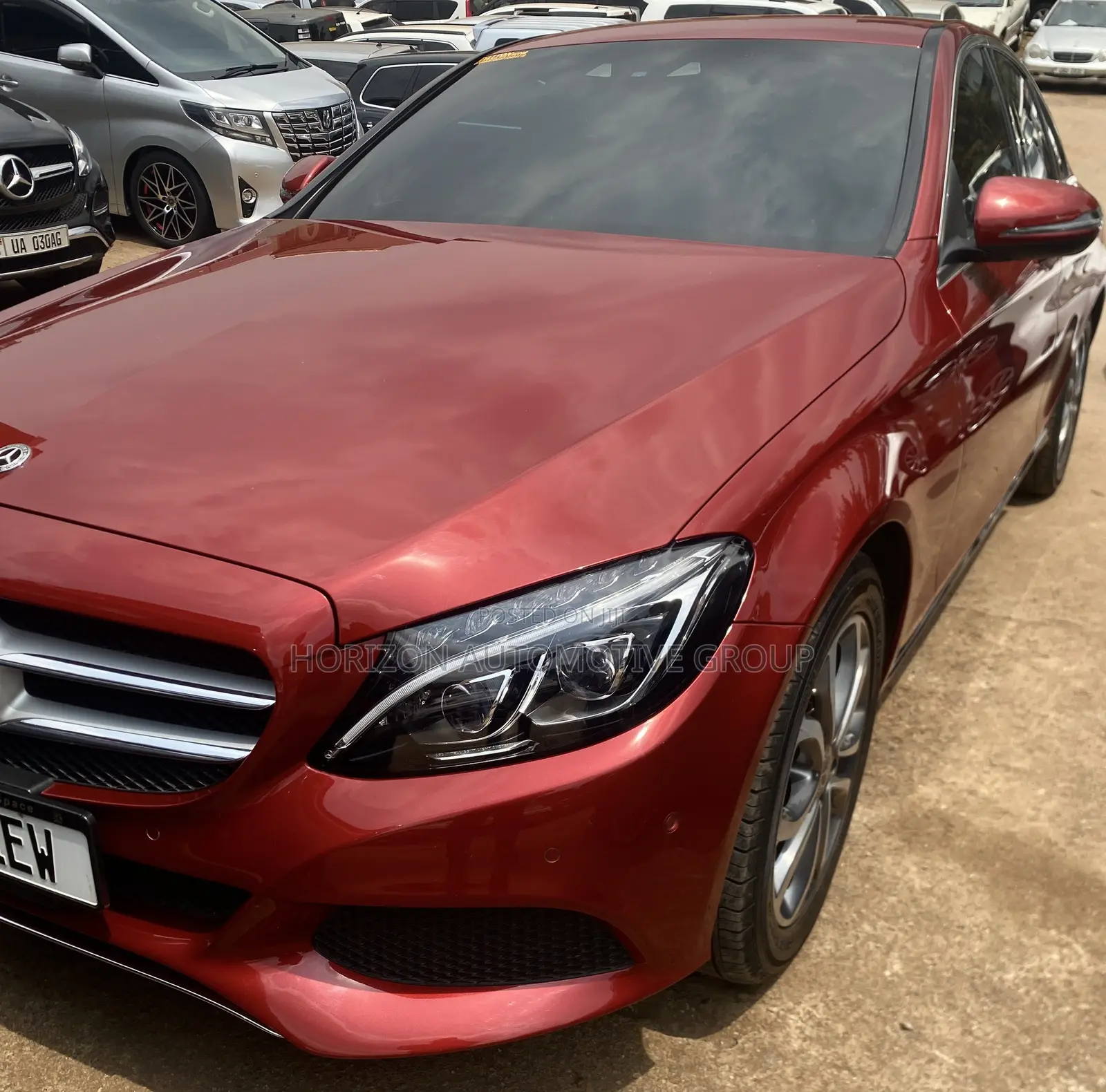 Mercedes-Benz C200 2017 Red