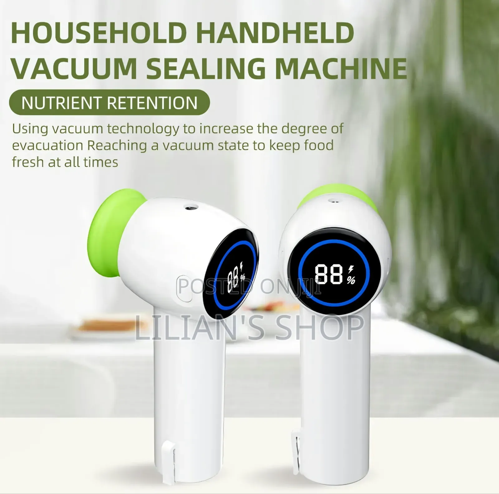 Portable Handheld Multifunctional Electric Vacuum Sealer