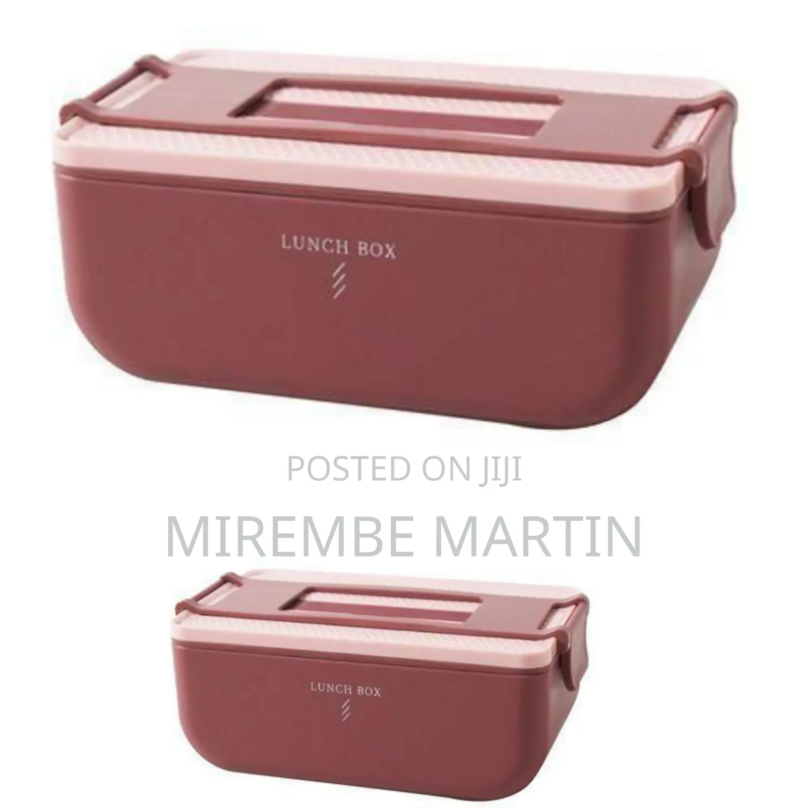 Contemporary Bento-Style Lunch Box With Integrated Handle